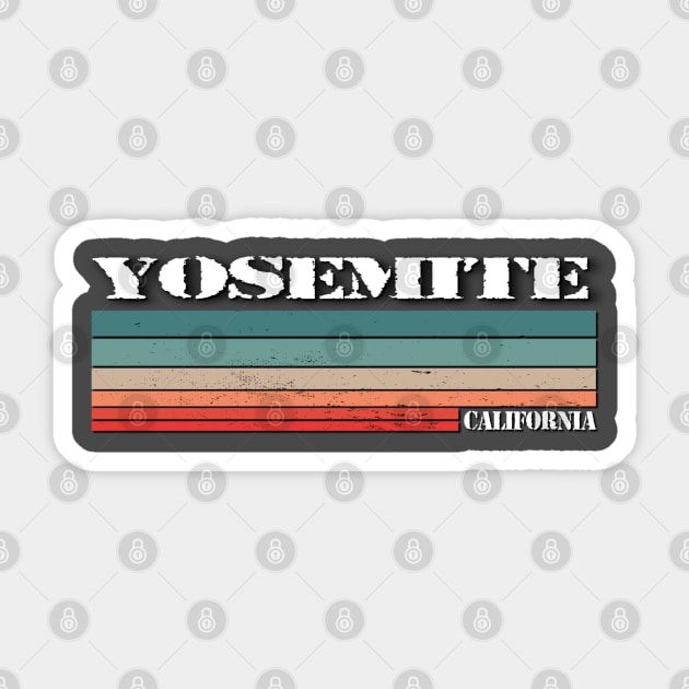 Yosemite California Sticker by Spearhead Ink